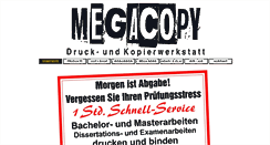 Desktop Screenshot of megacopy.de