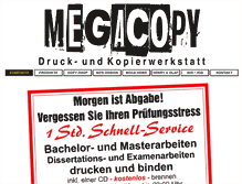 Tablet Screenshot of megacopy.de